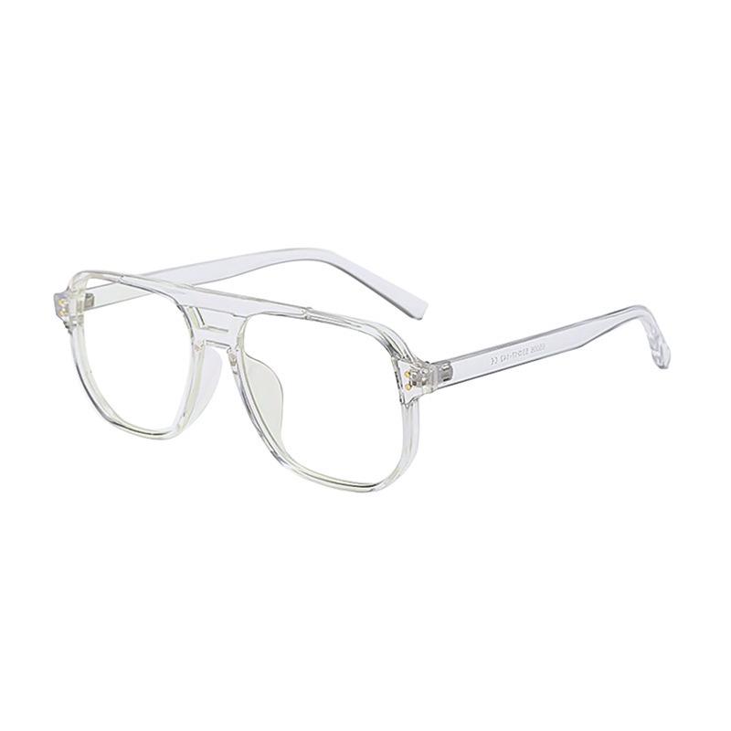 Punk Square Frame Sunglasses Anti-UV Beach Eye Protection Black Shades Glasses Travel Accessories Retro Sunglasses For Women Men