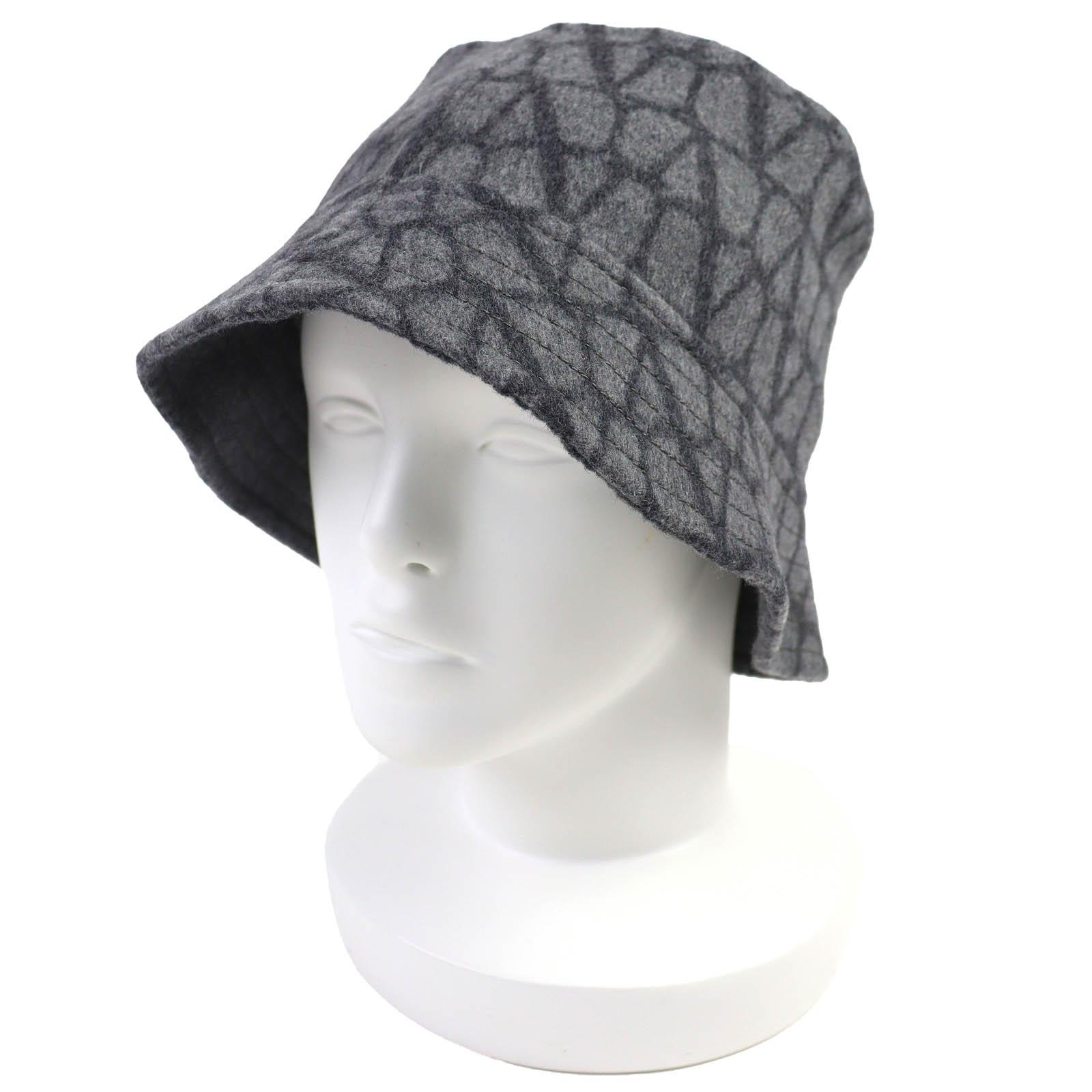 

Чудовий капелюх-відро Valentino Iconograph з кашеміру та шовкової вовни 56 5W2HGA65MPF Вживаний