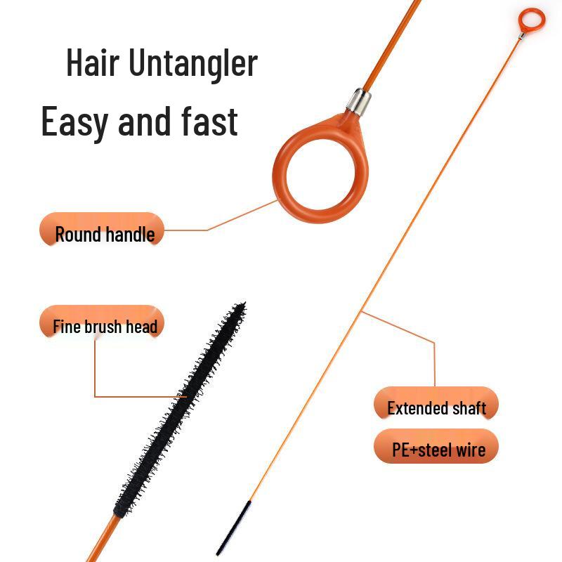 Drain Hair Cleaning Hook for Bathroom and Kitchen Sinks