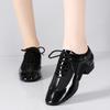 Latin Dance Shoes Women Adult With Soft Bottom Square Dance Shoes Ventilate Shiny Sneakers Ballroom Dancing