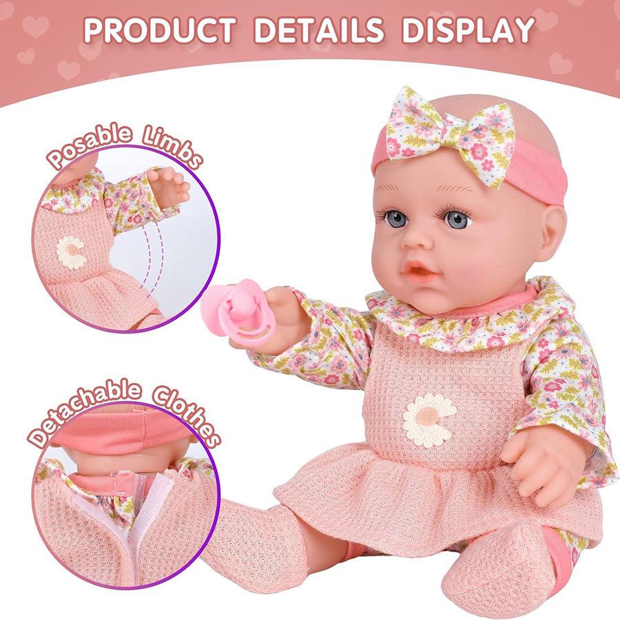 12-inch Reborn Baby Doll Comfort Set for Children