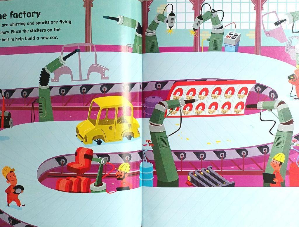 [USED] Usborne Stickerbook Set of 4 for Boys