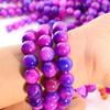 Natural Stone Crystal Beads: Round Beads for Jewelry - Colored Necklaces, Bracelets, Pendants DIY Accessories