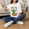Pickle Hot Dog Religious Humor Stained Glass Angel Food Unisex Softstyle T-Shirt