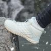 New winter cotton shoes waterproof hiking cotton boots velvet warm shoes couple sports thickened non-slip snow boots