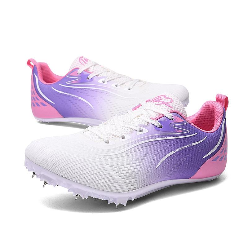 

Track shoes 2025 new boys and girls youth competition track and field sprint step spikes sports running shoes 44