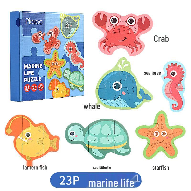 

Пазл для малышей-начинающих – Крупные детали для мальчиков и девочек, Развивающая игрушка для детей 3-4 лет