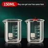 Set di Becher in Vetro Resistente alle Alte Temperature - 500 ml e 1000 ml con Bicchiere Graduato