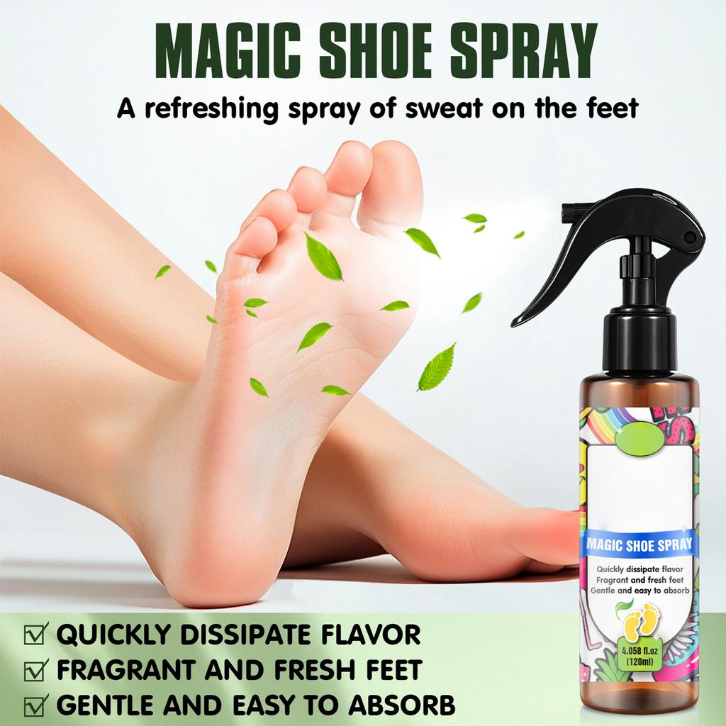 Foot And Shoe Freshening Spray 120ml Shoe Odor Care Spray