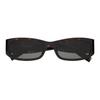 Saint Laurent Logo Design Oval Sunglasses Unisex Sunglasses Tortoise 843066Y99562338