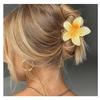 Pince à cheveux - Fleur - Antidérapante - 4 pièces - Pour cheveux épais