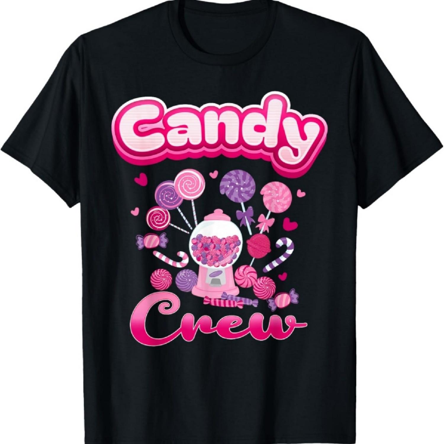 Candy Crew Украшения для Candy Land Футболка Sweetie Candy Squad XXXXXL чёрный