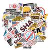 35-50 Stück Verspielte Amerikanische Sticker Humorvolle Humor Schreibwaren Aufkleber DIY Sticker Für DIY Handy Laptop Notizbuch Fahrrad