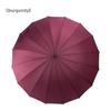 Ombrello Automatico Rinforzato Antitempesta Extra Large, 24 Stecche, Manico Lungo Dritto per Uomo, Ombrello Grande con Manico Dritto Doppio Spessore