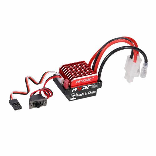 GoolRC 60A ESC RC Car ESC Brushed Electric Speed ??Controller 6V/2A BEC for 1/10 Scale Traxxas TRX-4, Trx-6, D90, HSP, Redcat, RC 4WD, Tamiya Axial SC