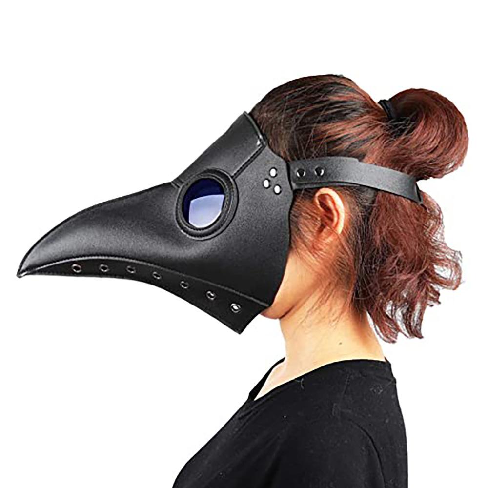 Halloween Hot Sale Plague Doctor Mask Punk Style Steam Crow Beak Bird Doctor Party Mask