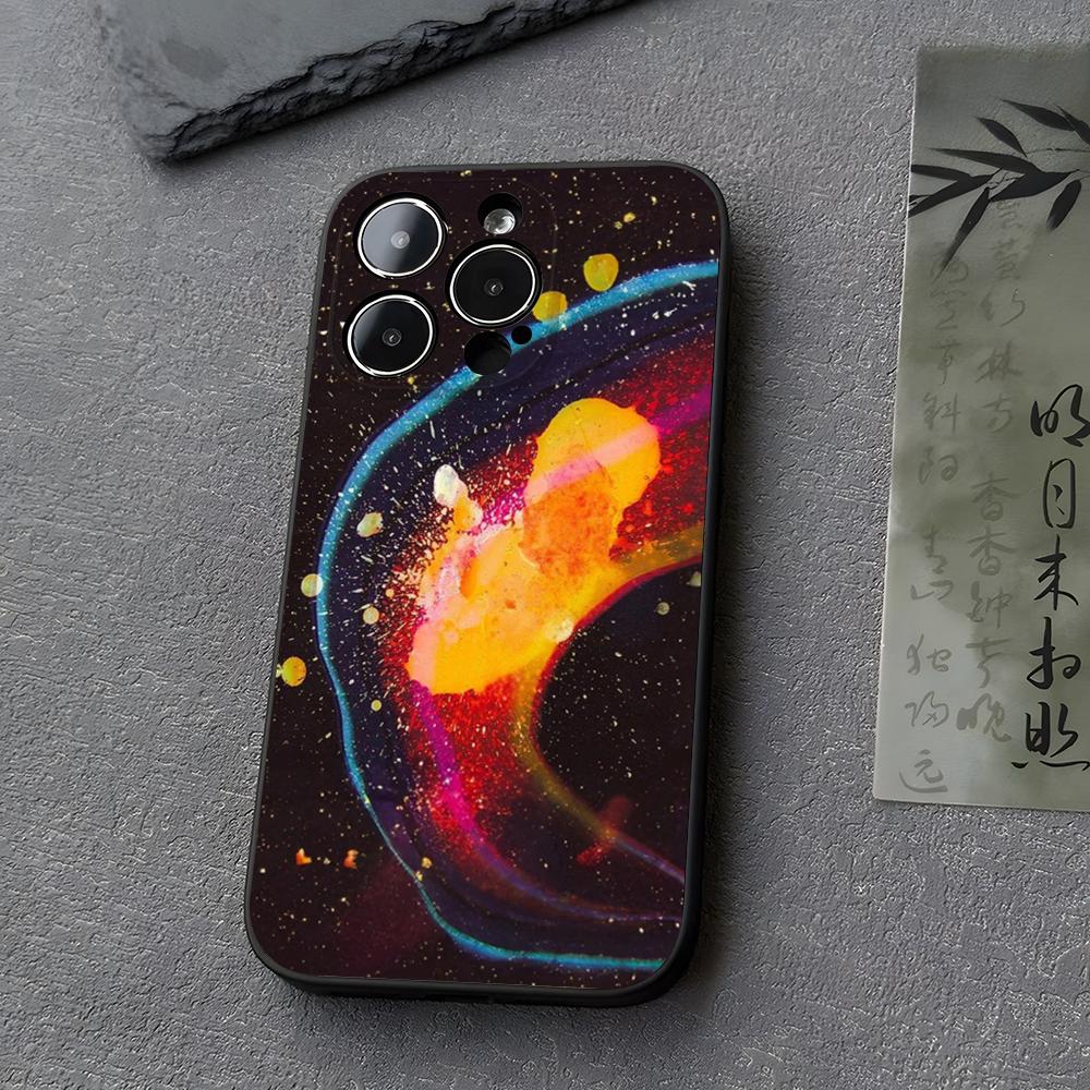 

R-Radiohead Rainbow Fish Cat Phone Case For Iphone 16 17 11 15 14 13ProMax 12 Pro Xs Max Mini Xr 8 6s Plus Funda Covers iPhone 16 Pro