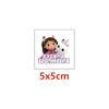 Cartoon 20PCS Cute Gabby Dollhouse Cats Tattoo Stickers Kawaii Anime Children Waterproof Tattoos Sticker Pack Kids Girl Gift Toy
