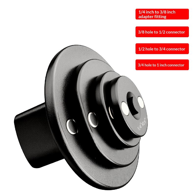 Impact Socket Adapter Set 3/4 to 1 1/2 to 3/4 3/8 to 1/2 1/4 to 3/8 Conversion Tools for Ratchet Wrench Power Drill Maintenance
