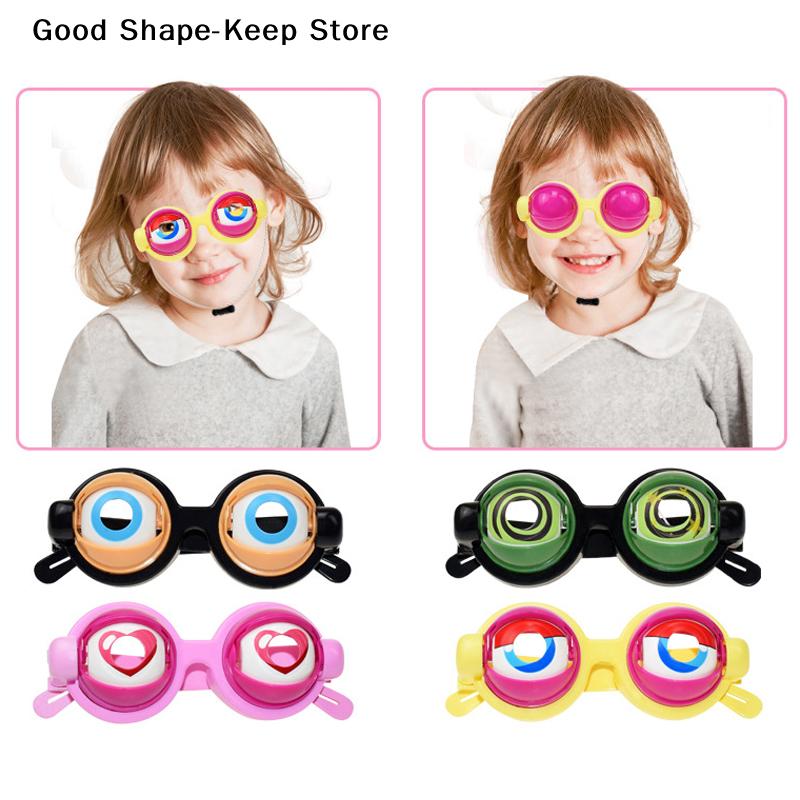 Winking Glasses For Shows & Parties – Kinetic Crazy Eyes Glasses Blinking Glass For Performances With Manual Blink Action