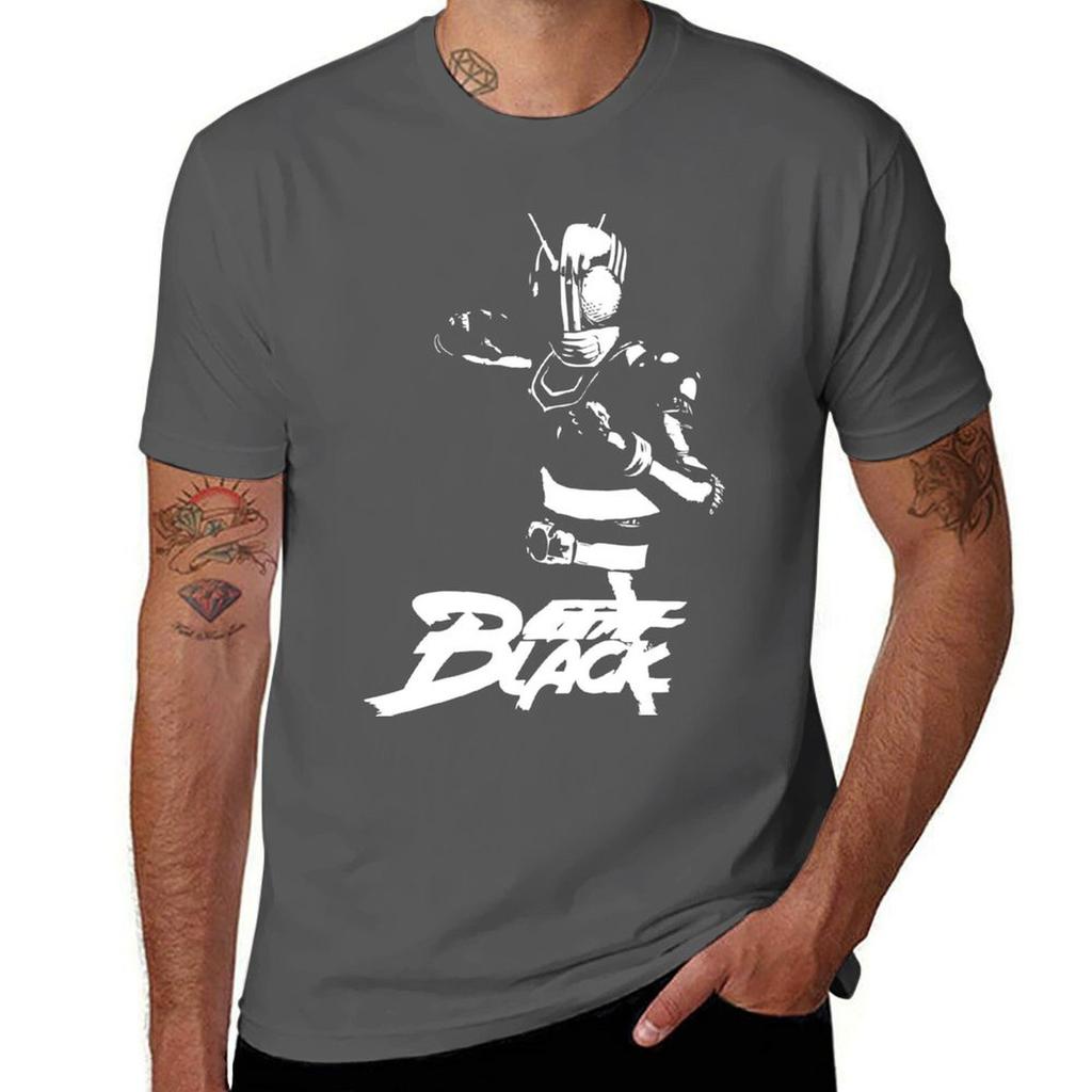 2025 New Kamen Rider Black Anime Aid Men's Solid Color Printed T-shirt Quick Dry Mens T Shirts Graphic T Shirts Anime Tshirt