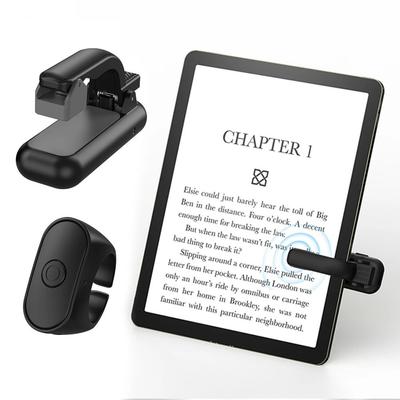 New ABS Page Turner Remote Lightweight 2-in-1 E-book Page Turner Remote Record Triggers for Kindle Digital Reading