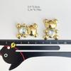 5 Mixed DIY Animal and Bear Flat Back Scrapbook Wedding Stickers Button Earrings Hair Accessories Jewelry Crafts Decorative Stic
