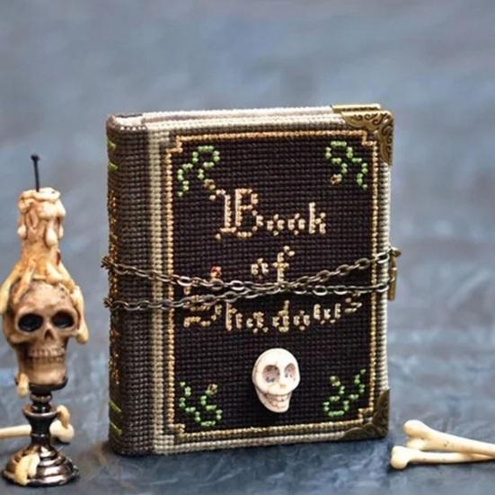 

DIY Книга Теней Набор для вышивки крестом на Хэллоуин Набор для вышивки крестом на Хэллоуин Украшения для вечеринки в готическом стиле