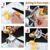 Household Aluminum Alloy Manual Juicer Fruit Manual Juicer Lemon Orange Juicer Mini Kitchen Filter Juicer Squeezing Tools