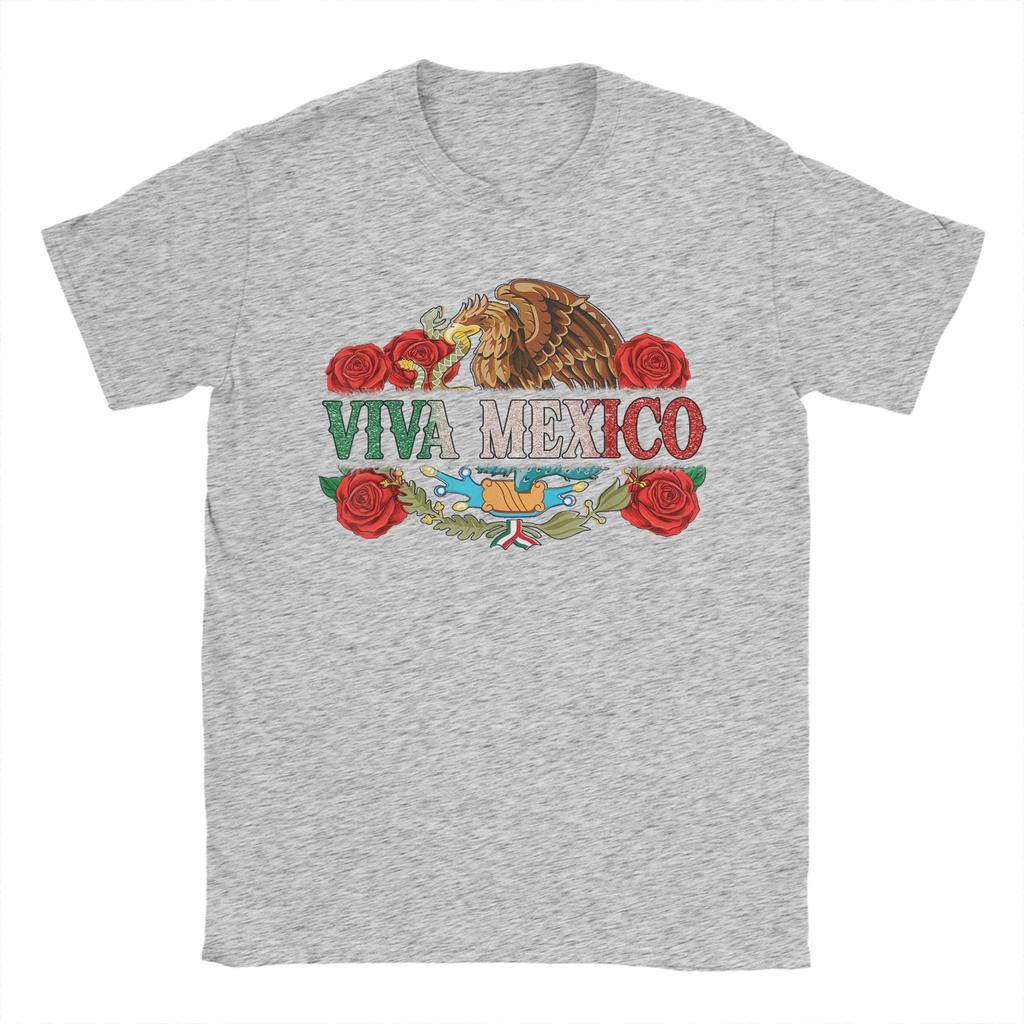 Viva Mexico Shirts Men Women Independence Day Mexico Flag T-Shirt For Mens Beach Y2K Casual T-Shirts O Neck Tee Shirt Clothing