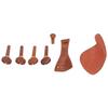 Violin Chin Rest Set 4 4 Wood Tailpiece Tuning Peg End Button Kit Parts Accessory BZ10