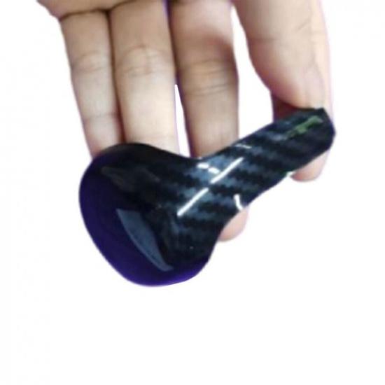 Carbon Fiber Look Inner Gear Shift Knob Cover Trim For Toyota Corolla 2014-2018