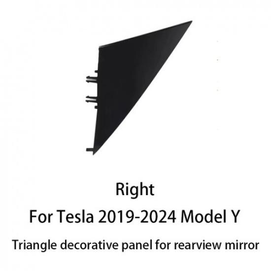 Car Side Door Wing Mirror Triangle Cover Trim for Tesla Model Y 2017-2024 Model Y  Right