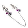 Sexy Nipple Clamp Bell Pendant Chain Clamp Plum Blossom Clip Adult Products Sex Tools Passion Female Temptation