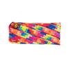 Washable Polyester Pencil Case Extra Wide Diagonal Opening Holds 30 Pens One Zipper Design Versatile School Supplies Makeup