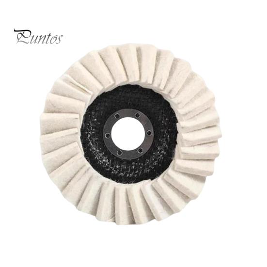 

1/2/5 шт. 4,5 дюйма/5 дюймов шерстяной войлочный лоскутный полировальный диск шерстяной круглый полировальный круг для металла мрамора камня мебели автомобильного воска 4.5inch 1pc
