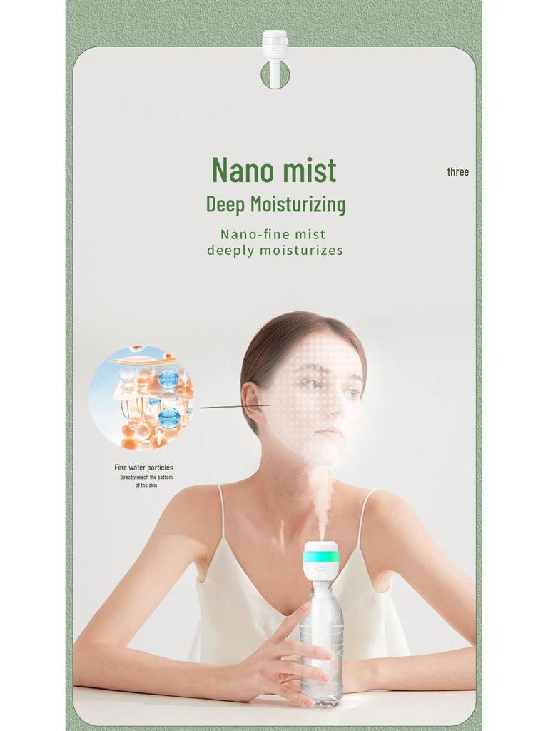 Portable USB Car/Desktop Mini Humidifier - Silent Outdoor Spray