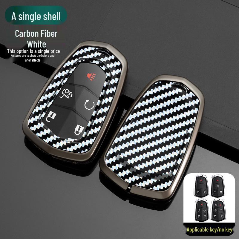 Premium Key Case for Cadillac XTS, SLS, Seville, CTS, SRX, Escalade, ATS - Men's Luxury Accessory