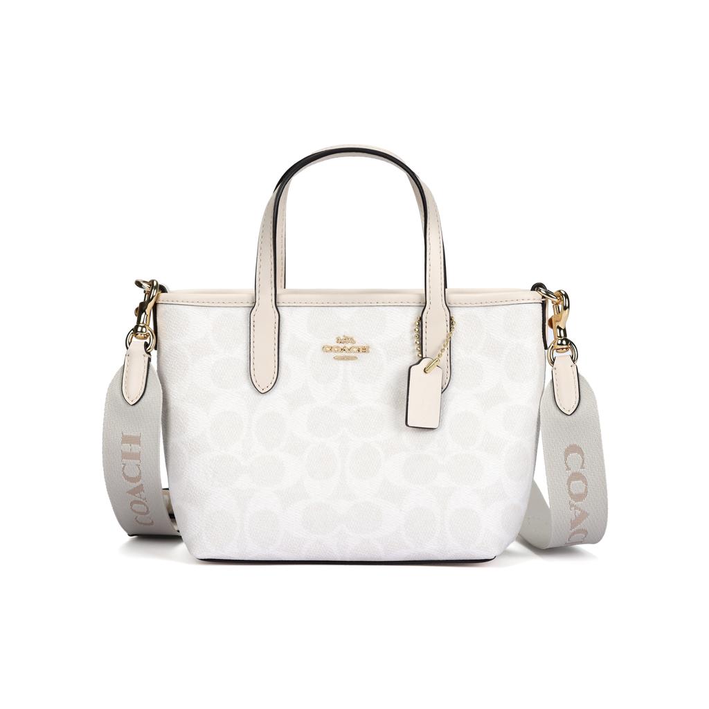 Coach City 15 Removable Shoulder Strap Tote Bag Women tote White CW032-IMXU5
