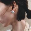 Glassy Bean Earring (4colors)