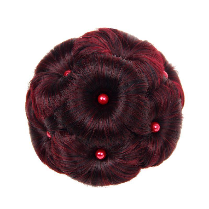 

Модернизированные жемчужные заколки-невидимки в виде бутонов для прически в натуральном стиле Wine Red Red Pearl