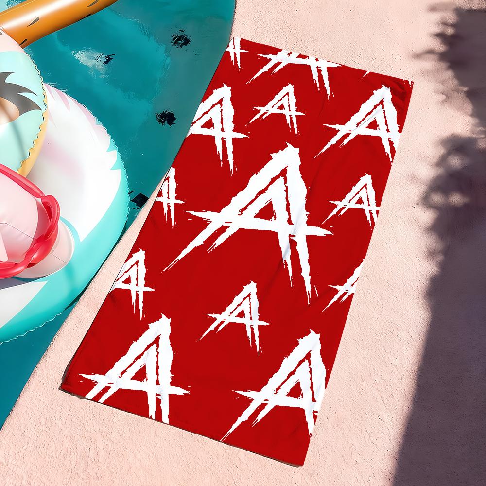 Rapper Anuel AA Music Logo Towel Soft Pool Gift For Travel Gym Shower Camping Quick Dry Sports Large Beach Towels