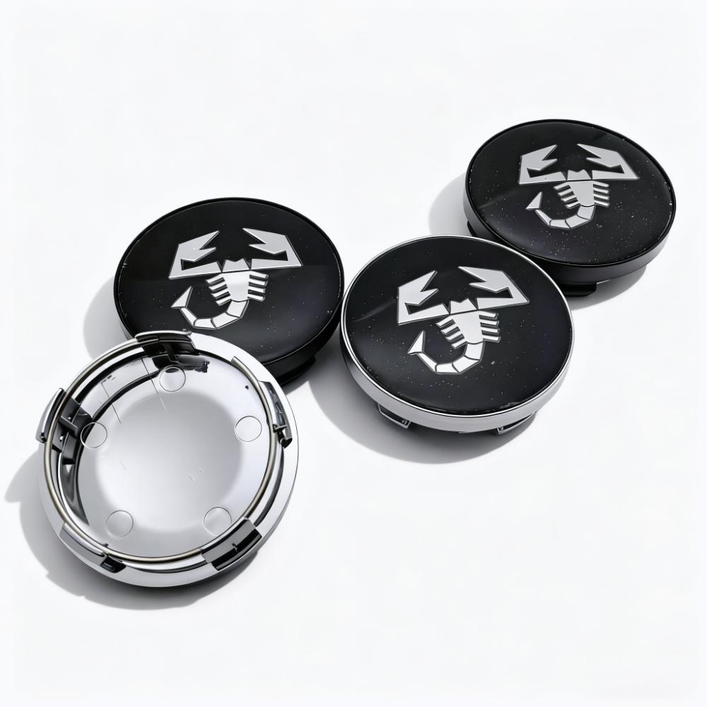 4pcs 58MM 54MM Scorpion Logo Emblem Badge Car Wheel Center Caps Wheel Hubcaps Rim Hub Center Dust Cover Replace Car Accessories