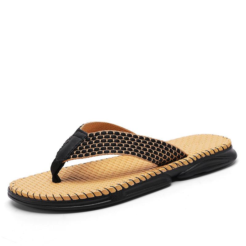 

Европейские и американские модные тапочки, мужские летние новые пляжные шлепанцы, уличные нескользящие холодные тапочки, импортные мужские 44