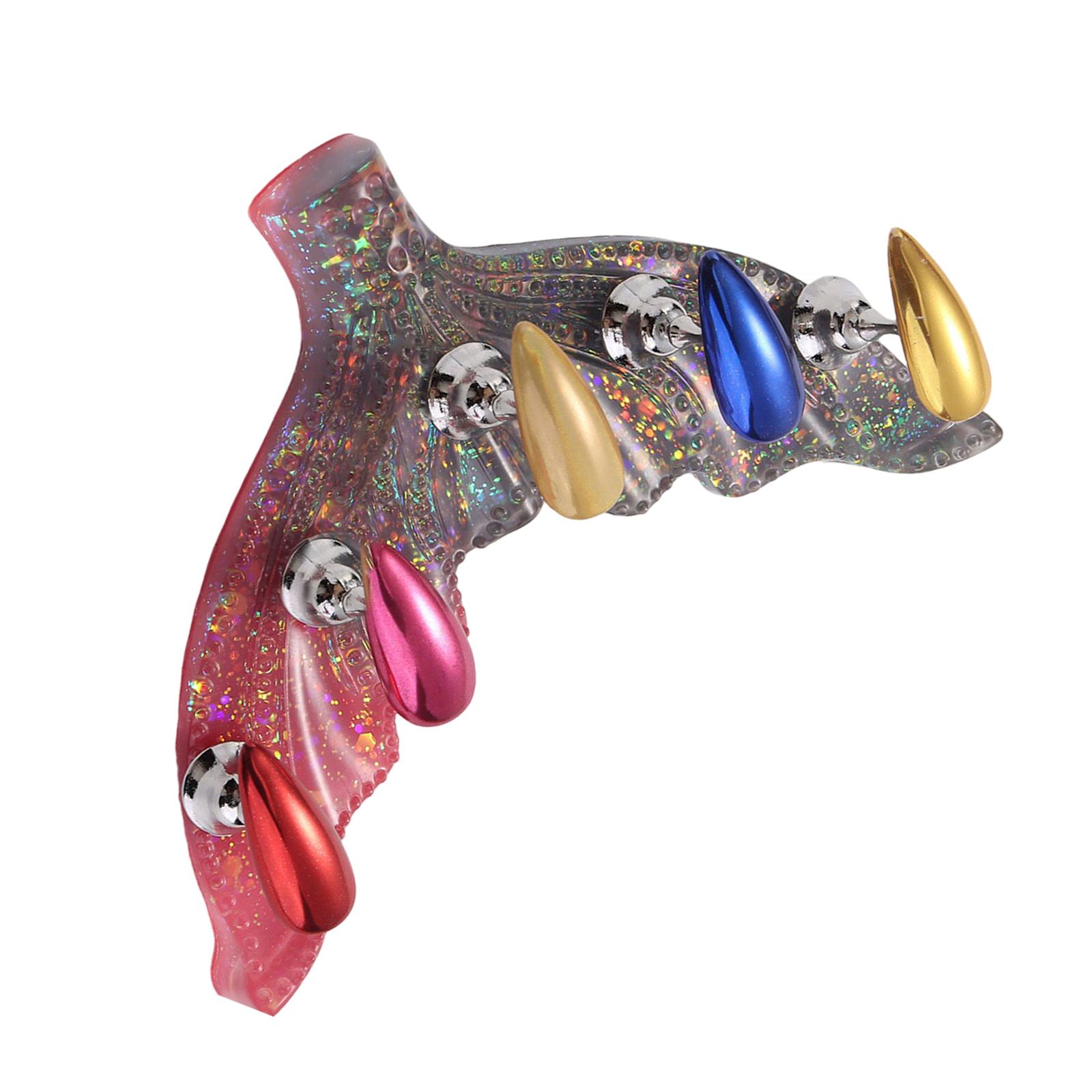 Acrylic Nail Display Stand Nail Tip Practice Holder Magnetic Nail Practice Stand DIY Nail Art Stand for False Nail Tips