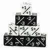 HDdais Dice Counter, D6 Dice, White +1/+1 and Black -1/-1, for Magic: The Gathering and Other Games, CCG MTG, CA501