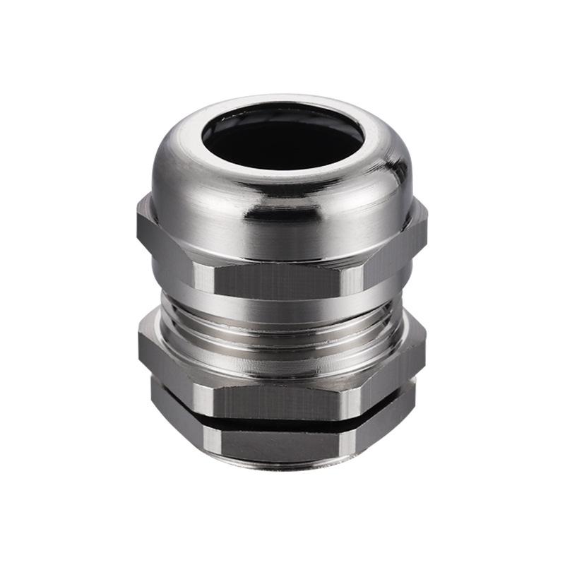 Waterproof Metal Wire Cable Connector with Lock Nut Gland, PG Sealing, M18/M12 Entry Hole.