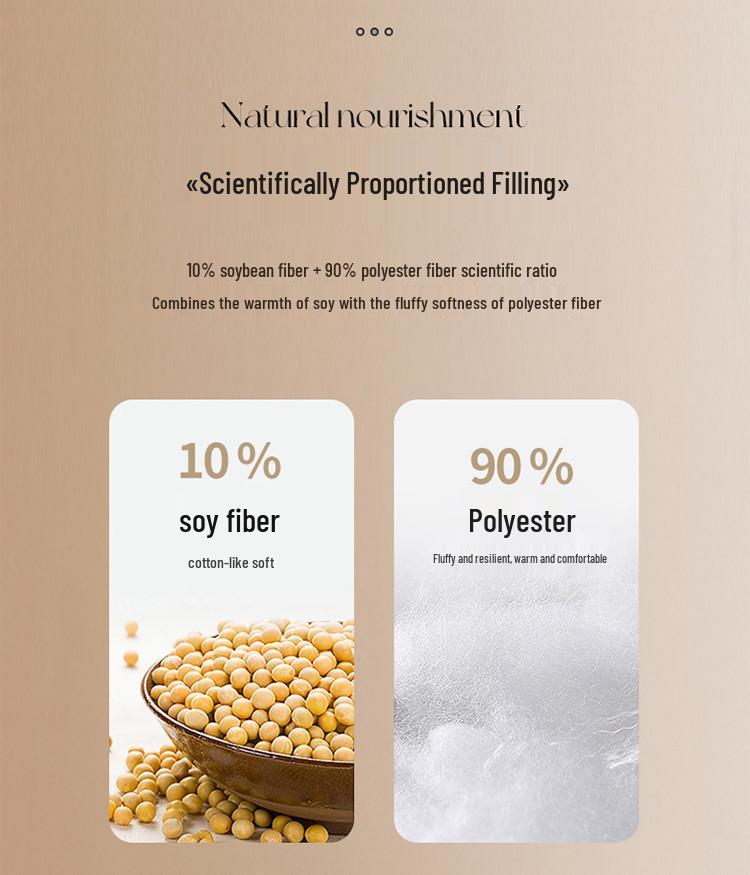 Thickened Soybean Fiber Quilt - Warm and Temperature-Regulating for All Seasons