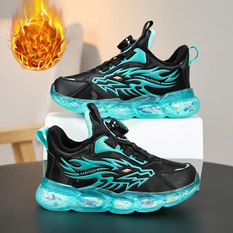 Jungen Schuhe Neue Winter Samt Sportschuhe Zum Warmhalten Grund- und Sekundarschüler