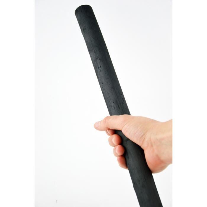 Fusain Géant - COATES - Diamètre 4 cm - Longueur 53 cm - Couleur Noir - 1 pièce